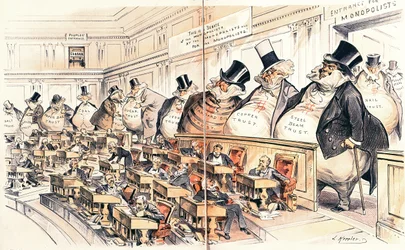 The Bosses of the Senate, illustrasjon fra det amerikanske magasinet 